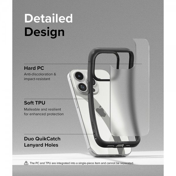 Ringke iPhone 15 Pro Max Deksel Fusion Bold Matte Black