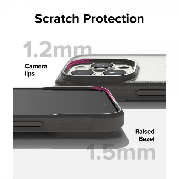 Ringke iPhone 15 Pro Max Deksel Fusion Bold Matte Gray