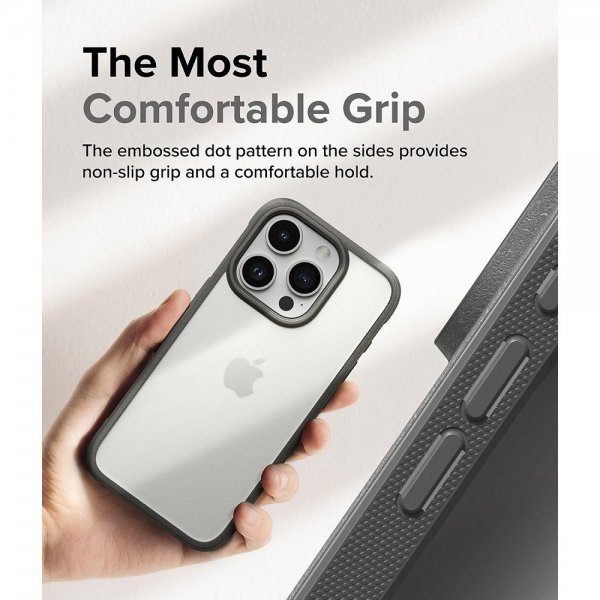Ringke iPhone 15 Pro Max Deksel Fusion Bold Matte Gray