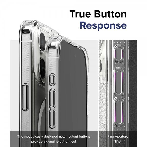 Ringke iPhone 15 Pro Max Deksel Fusion Magnetic Matte Clear