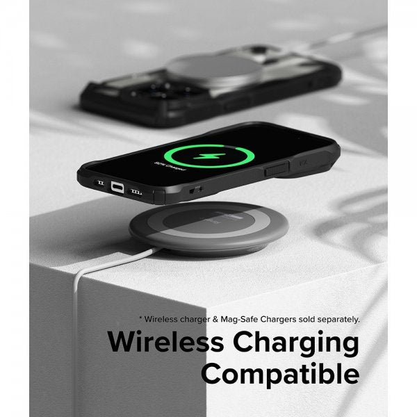 Ringke iPhone 15 Pro Max Deksel Fusion X Magnetic Matte Black