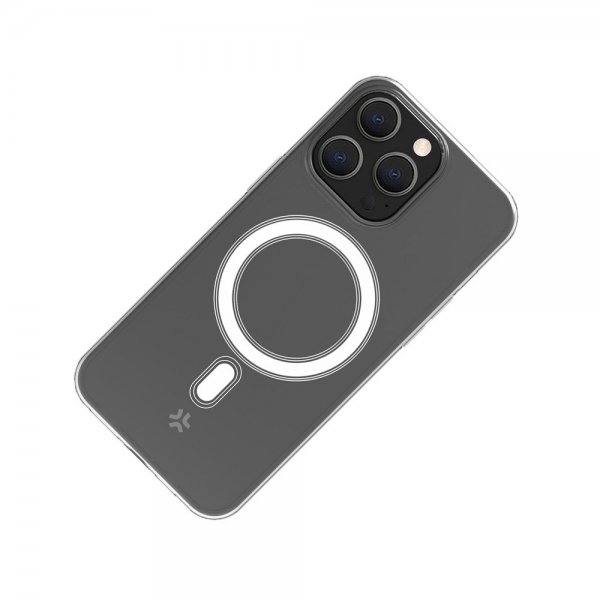 Celly iPhone 15 Pro Max Deksel GELSKINMAG MagSafe Transparent
