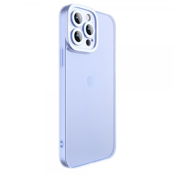 X-Level iPhone 15 Pro Max Deksel Herdet glass Blå