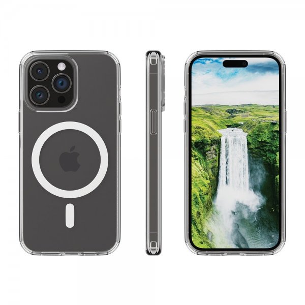 dbramante1928 iPhone 15 Pro Max Deksel Iceland Ultra D3O MagSafe Transparent