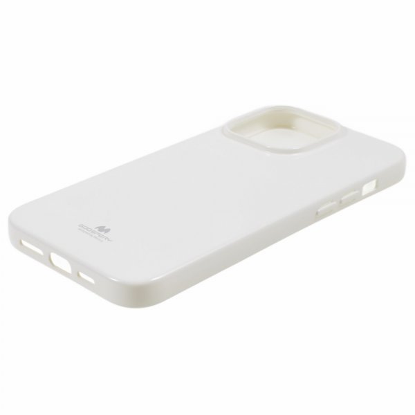 Mercury iPhone 15 Pro Max Deksel Jelly Glitter Hvit