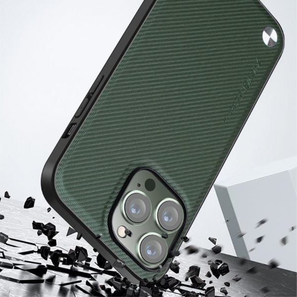 X-Level iPhone 15 Pro Max Deksel Kevlar II Series Svart