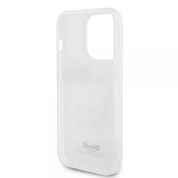 Hello Kitty iPhone 15 Pro Max Deksel Kitty Logo Hvit