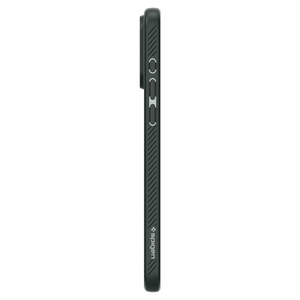 Spigen iPhone 15 Pro Max Deksel Liquid Air Abyss Green