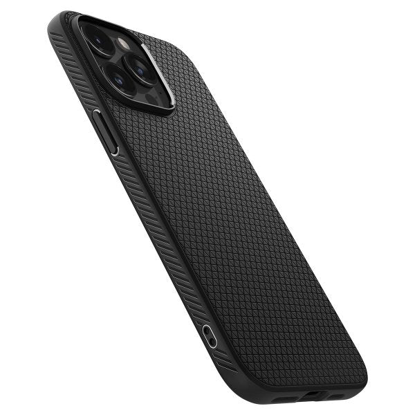 Spigen iPhone 15 Pro Max Deksel Liquid Air Matte Black