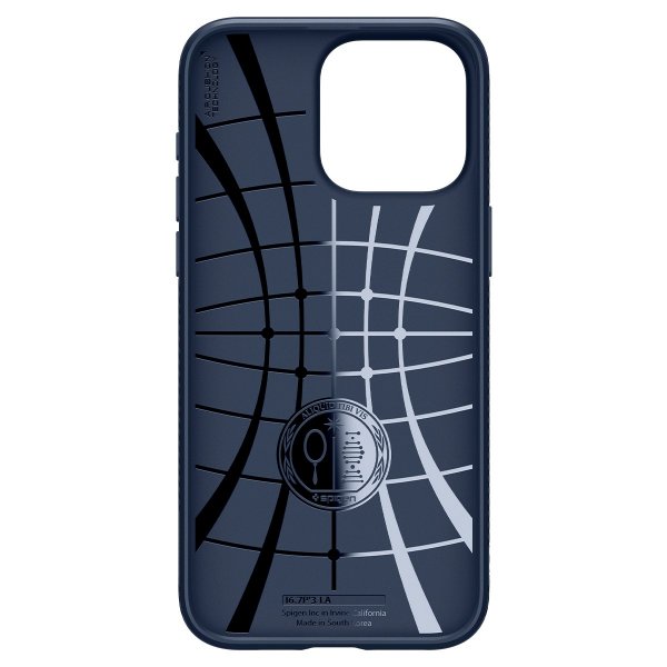 Spigen iPhone 15 Pro Max Deksel Liquid Air Navy Blue