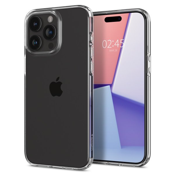 Spigen iPhone 15 Pro Max Deksel Liquid Crystal Crystal Clear