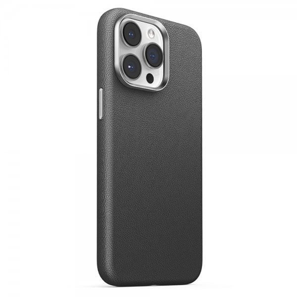 Joyroom iPhone 15 Pro Max Deksel Litchi Pattern Series MagSafe Svart