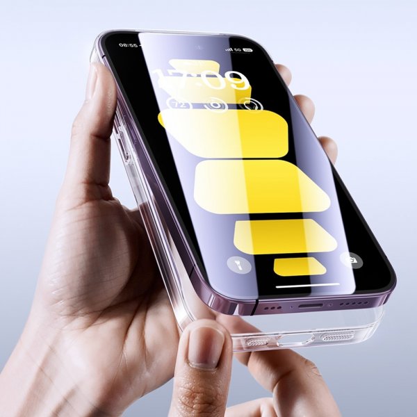 Baseus iPhone 15 Pro Max Deksel Lucent Series Transparent