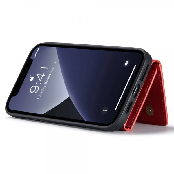 Dg.Ming iPhone 15 Pro Max Deksel M2 Series Avtakbart Kortholder Rød