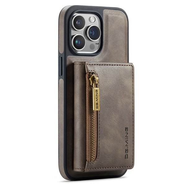 Dg.Ming iPhone 15 Pro Max Deksel M5 Series Avtakbart Kortholder Kaffe