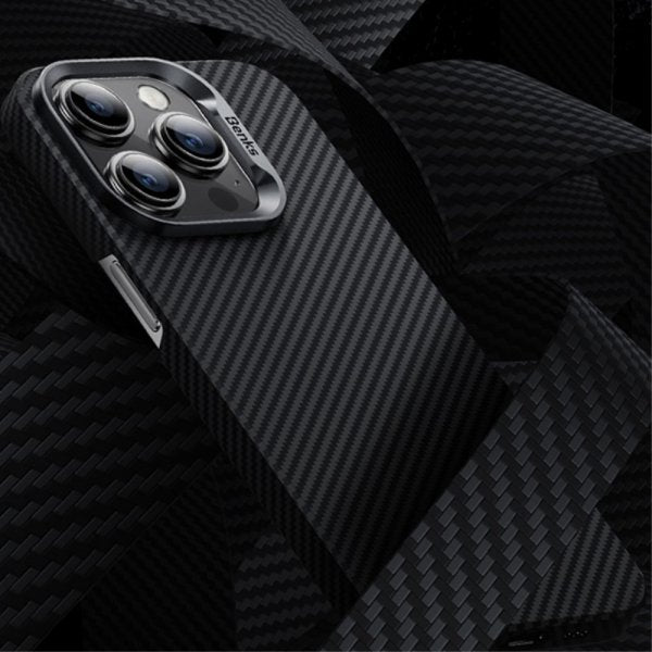 Benks iPhone 15 Pro Max Deksel MagSafe Kevlar Svart