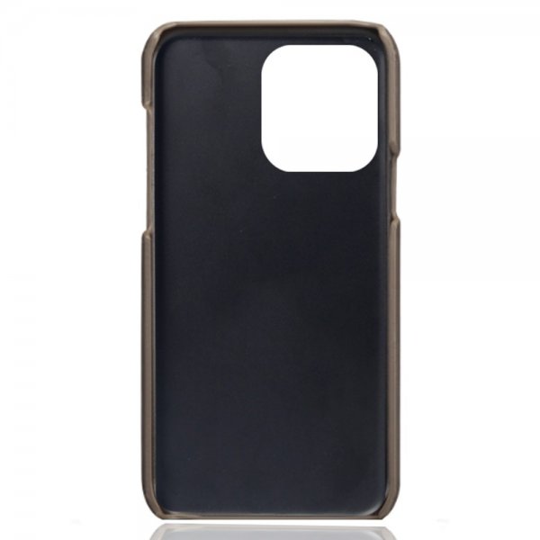 iPhone 15 Pro Max Deksel med To Kortlommer Grå