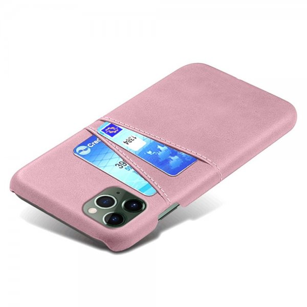 iPhone 15 Pro Max Deksel med To Kortlommer Rosegull