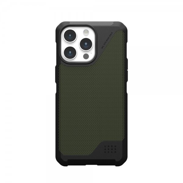 Urban Armor Gear (UAG) iPhone 15 Pro Max Deksel Metropolis LT MagSafe Kevlar Olive
