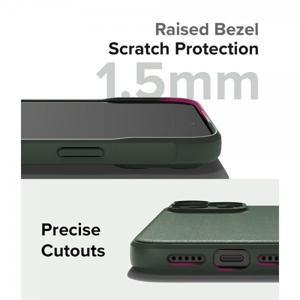 Ringke iPhone 15 Pro Max Deksel Onyx Magnetic Dark Green