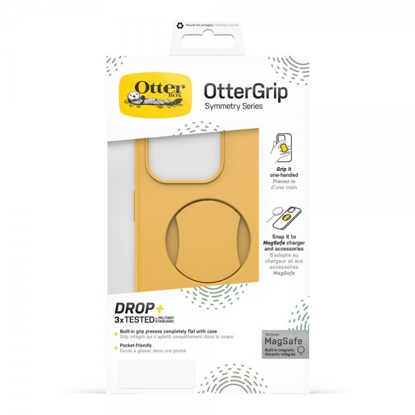 Otterbox iPhone 15 Pro Max Deksel OtterGrip Symmetry MagSafe Aspen Gleam