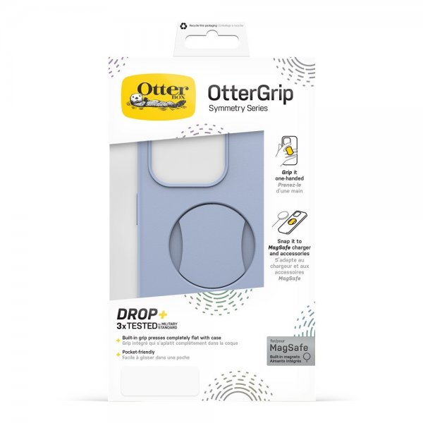 Otterbox iPhone 15 Pro Max Deksel OtterGrip Symmetry MagSafe You Do Blue