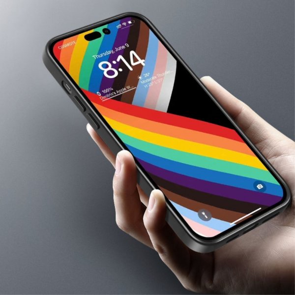 X-Level iPhone 15 Pro Max Deksel Belagt Kant Gull