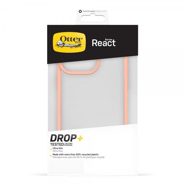 Otterbox iPhone 15 Pro Max Deksel React Peach Perfect