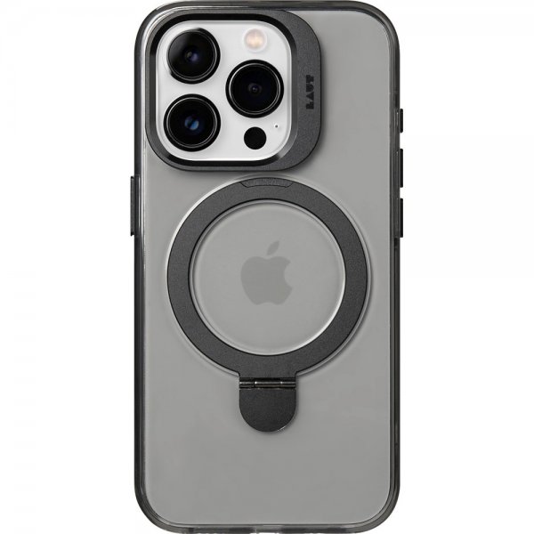 LAUT iPhone 15 Pro Max Deksel REVIVE PROP MagSafe Black Crystal