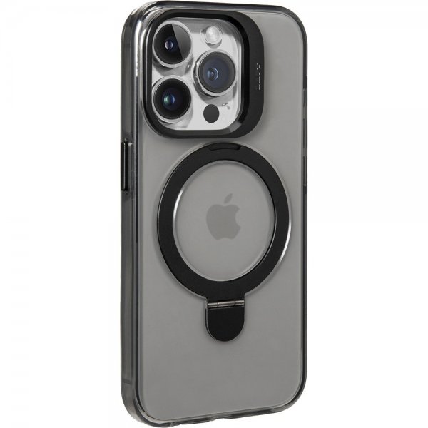 LAUT iPhone 15 Pro Max Deksel REVIVE PROP MagSafe Black Crystal