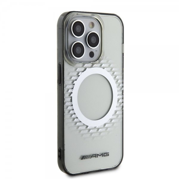 Mercedes Benz iPhone 15 Pro Max Deksel Rhombus Pattern MagSafe AMG Transparent