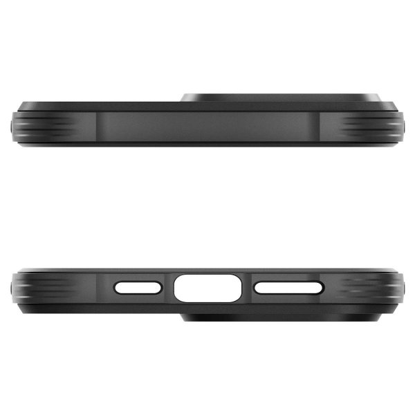 Spigen iPhone 15 Pro Max Deksel Rugged Armor MagFit Matte Black