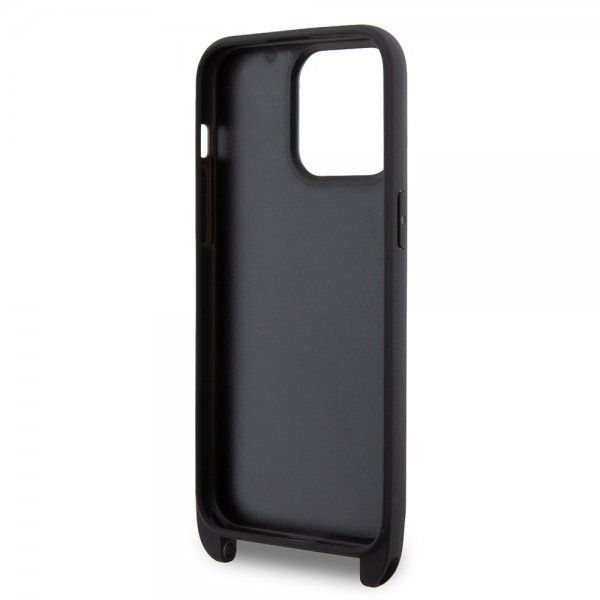 Karl Lagerfeld iPhone 15 Pro Max Deksel Saffiano Crossbody Svart