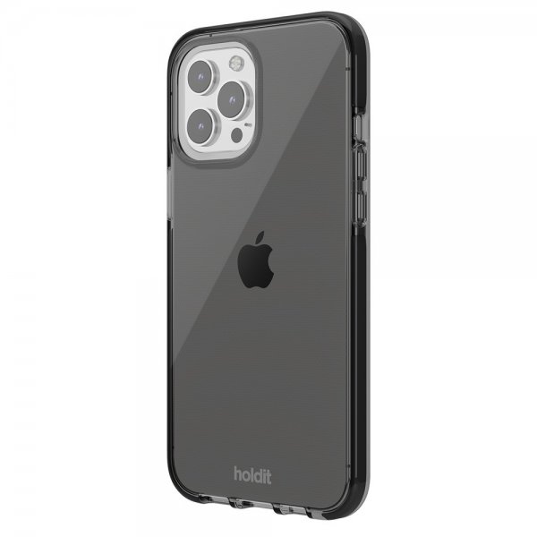 holdit iPhone 15 Pro Max Deksel Seethru Svart
