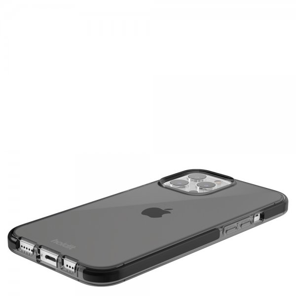holdit iPhone 15 Pro Max Deksel Seethru Svart
