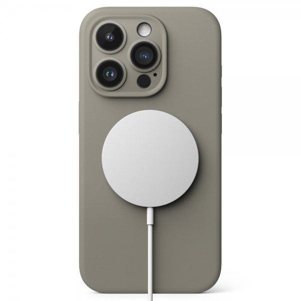 Ringke iPhone 15 Pro Max Deksel Silicone Magnetic Grå