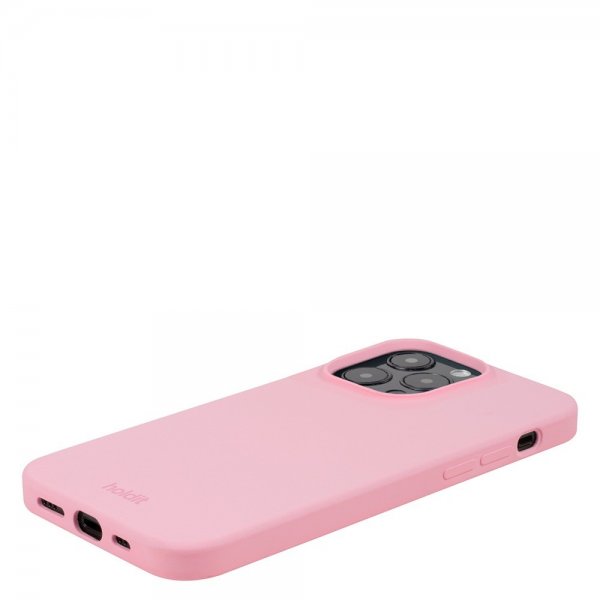 holdit iPhone 15 Pro Max Deksel Silikon Rosa