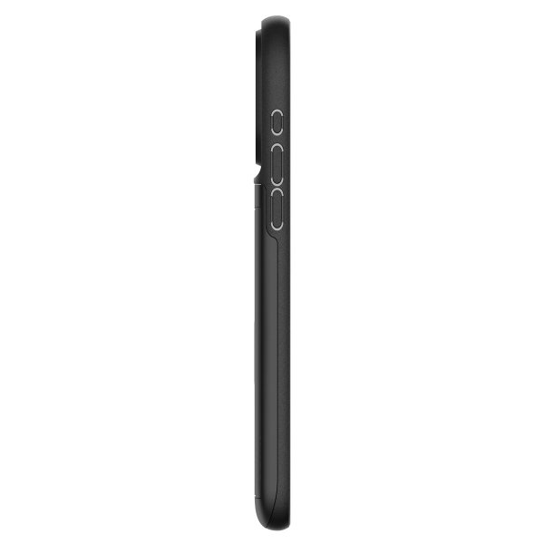 Spigen iPhone 15 Pro Max Deksel Slim Armor CS Svart
