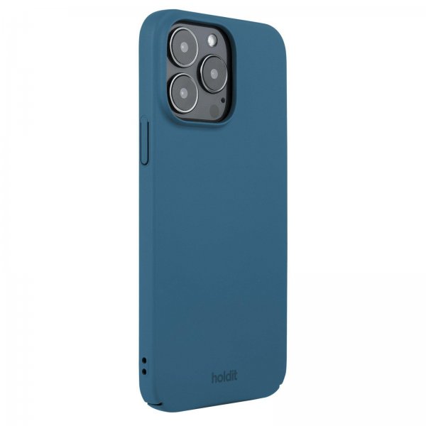 holdit iPhone 15 Pro Max Deksel Slim Case Denim Blue