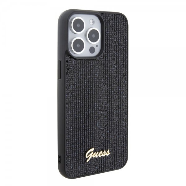 Guess iPhone 15 Pro Max Deksel Square Mirror Svart