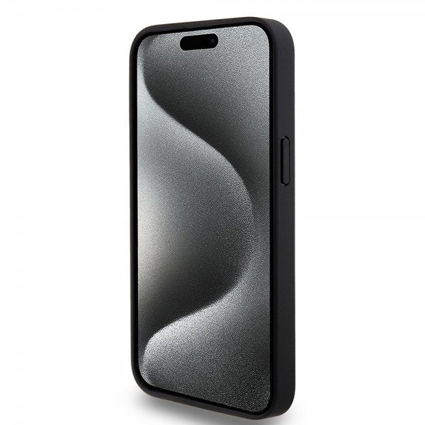 Mercedes Benz iPhone 15 Pro Max Deksel Star Pattern MagSafe Svart