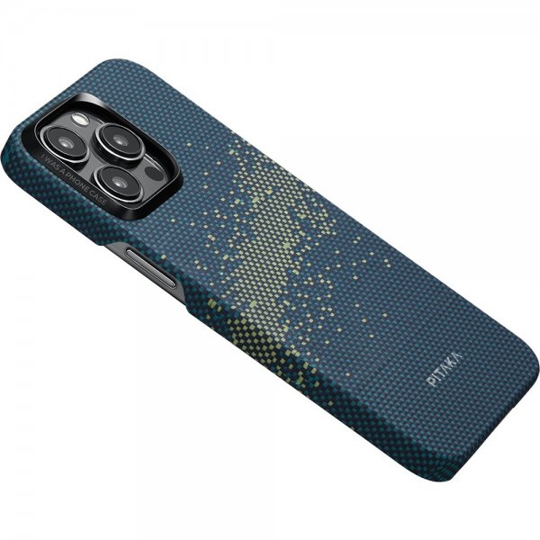 Pitaka iPhone 15 Pro Max Deksel StarPeak MagEZ Case 4 Milky Way Galaxy