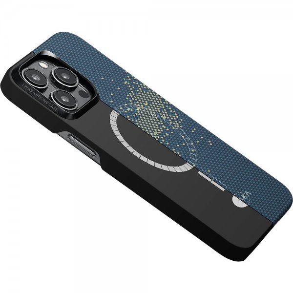 Pitaka iPhone 15 Pro Max Deksel StarPeak MagEZ Case 4 Milky Way Galaxy