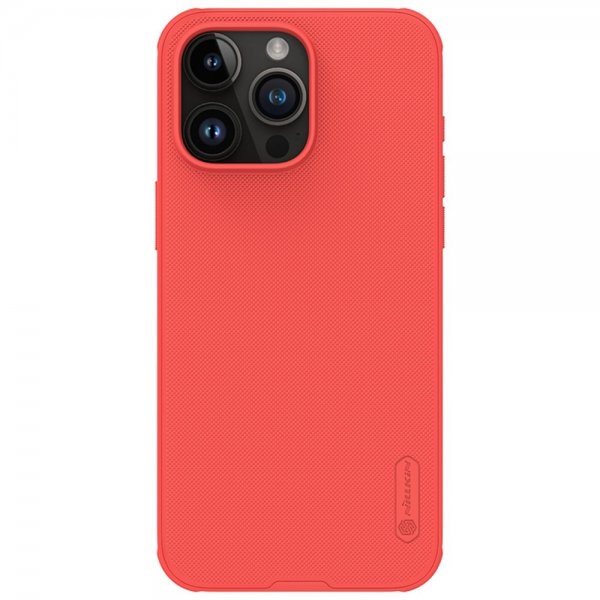 Nillkin iPhone 15 Pro Max Deksel Super Frosted Shield Pro Rød
