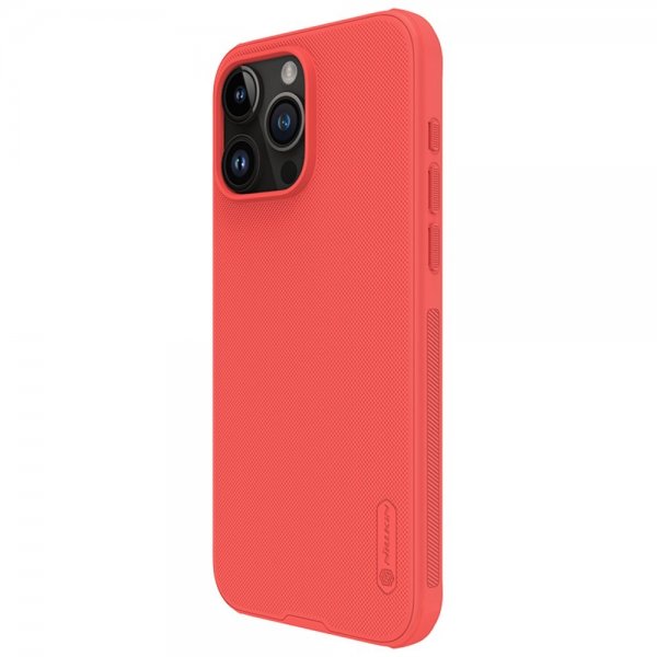 Nillkin iPhone 15 Pro Max Deksel Super Frosted Shield Pro Rød