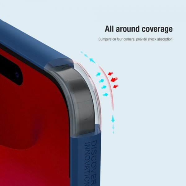 Nillkin iPhone 15 Pro Max Deksel Super Frosted Shield Pro Svart