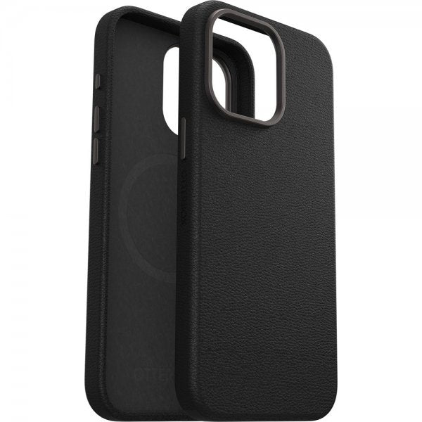 Otterbox iPhone 15 Pro Max Deksel Symmetry Cactus Leather MagSafe Noir Ash