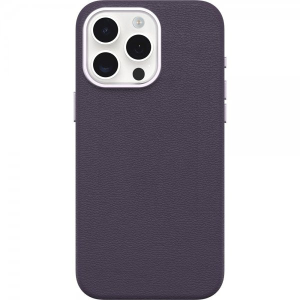 Otterbox iPhone 15 Pro Max Deksel Symmetry Cactus Leather MagSafe Plum Luxe