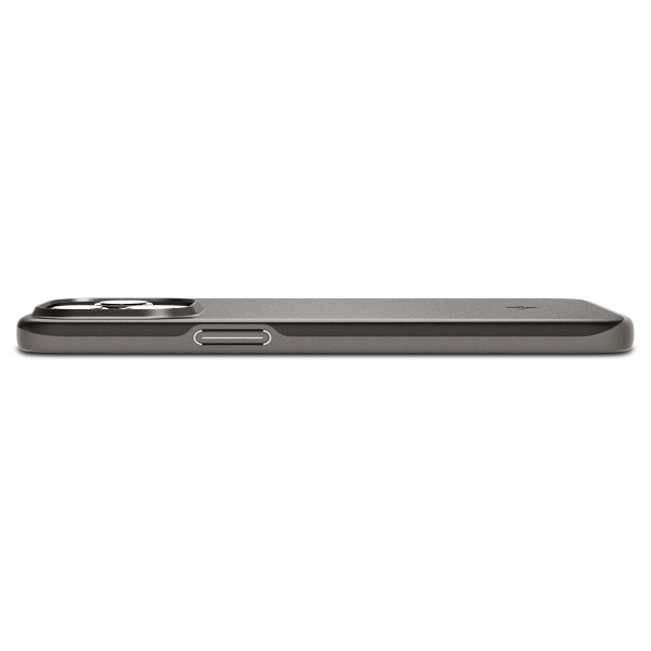 Spigen iPhone 15 Pro Max Deksel Thin Fit Gunmetal