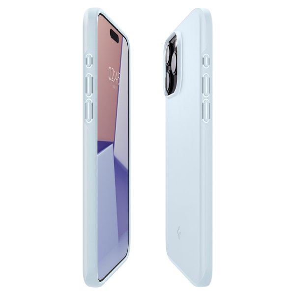 Spigen iPhone 15 Pro Max Deksel Thin Fit Mute Blue